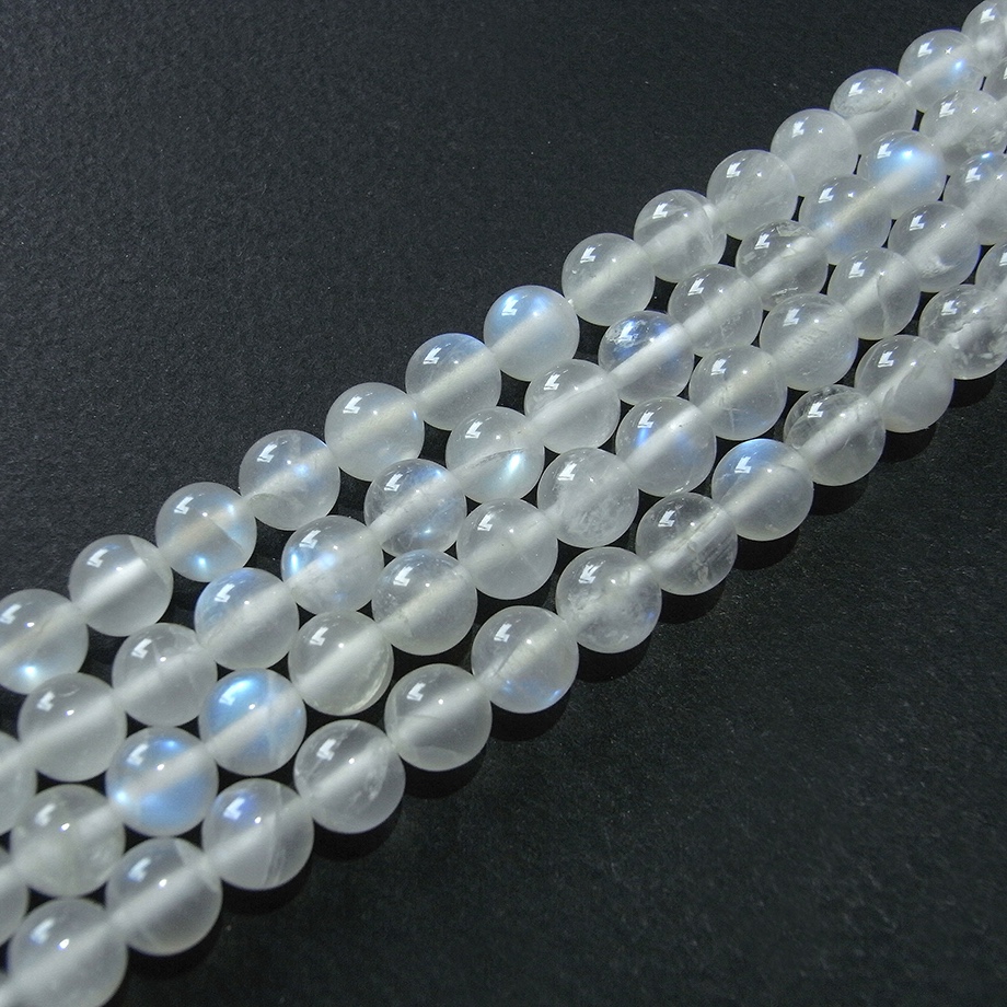 ◆ビーズ◆ブルームーンストーンAAA 8mm 一連約38cm