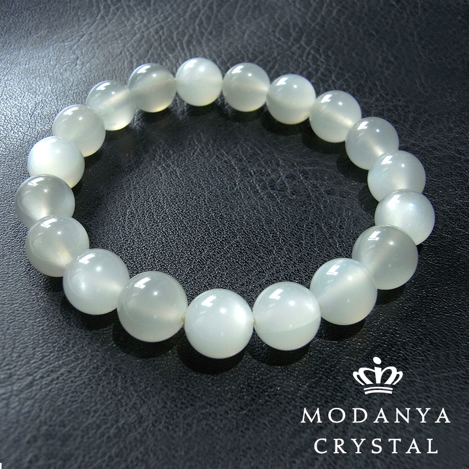 ◆ビーズ◆ムーンストーンAAA 10mm ブレスレット 19粒