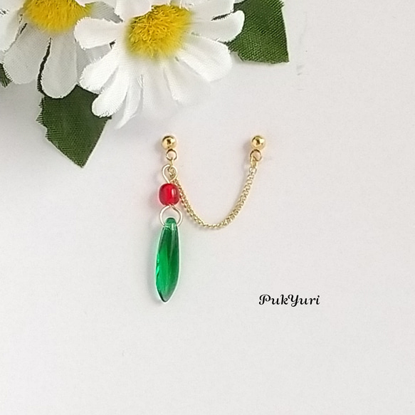 動く城の魔法使い2ホールピアス/ノンホールピアス/イヤーカフ/軟骨ピアス/2連ピアス 1枚目の画像