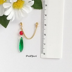 動く城の魔法使い2ホールピアス/ノンホールピアス/イヤーカフ/軟骨ピアス/2連ピアス 7枚目の画像