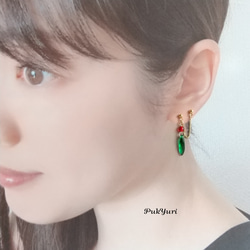 動く城の魔法使い2ホールピアス/ノンホールピアス/イヤーカフ/軟骨ピアス/2連ピアス 8枚目の画像