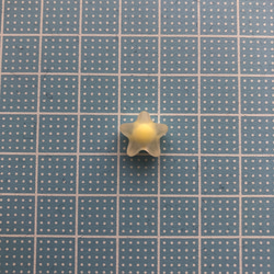 お星さまモチーフヘアゴム用アクセントパーツ6色ランダム50個セット 4枚目の画像