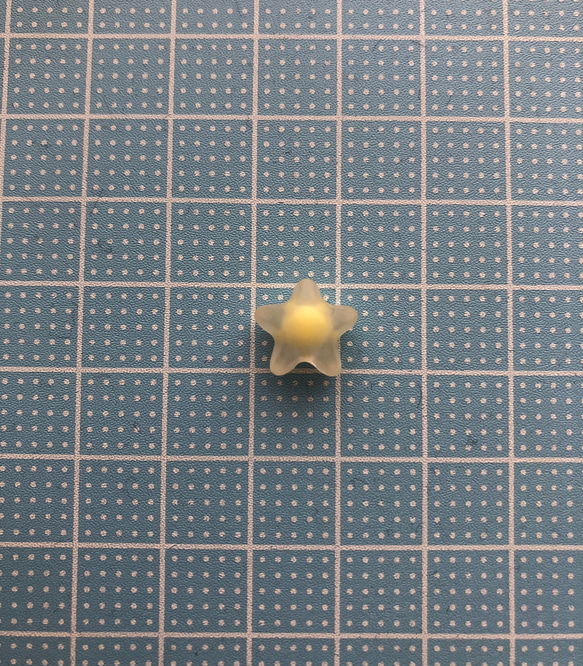 お星さまモチーフヘアゴム用アクセントパーツ6色ランダム50個セット 4枚目の画像