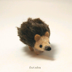 ハリネズミ 羊毛フェルト 茶色直毛 羊毛フェルト futaba 通販 7537408
