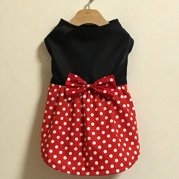 犬服 水玉ワンピース① ペット服・アクセサリー megu-megu 通販