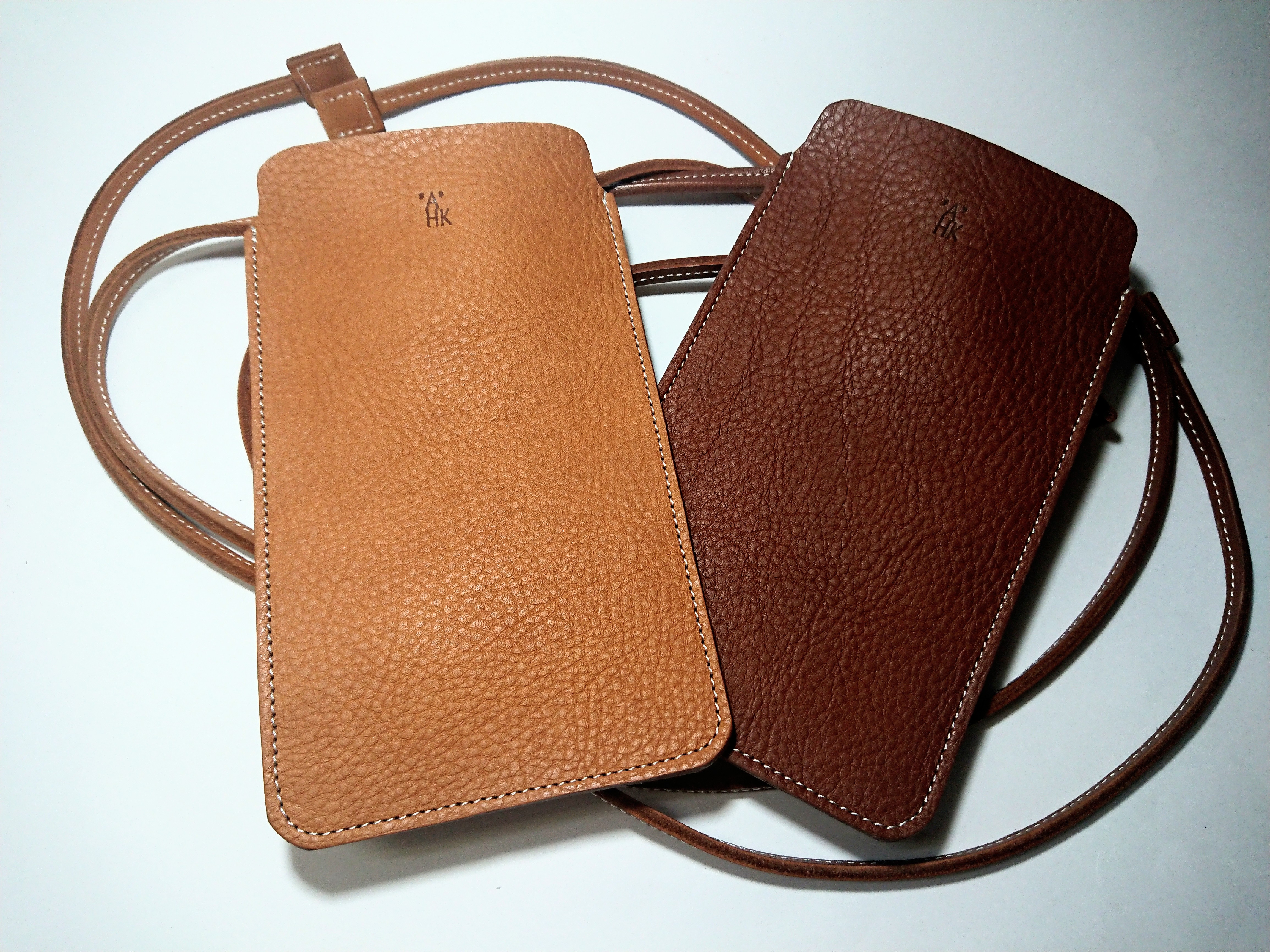 スマホポシェット ブラウン