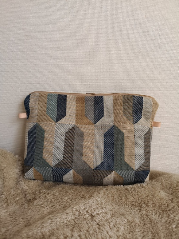 Deko Boko Clutch Bag(幾何学模様) 2枚目の画像