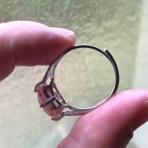 ゴビ石−ゴビ瑪瑙 リング 水玉模様 指輪・リング KIKI 通販 10436568