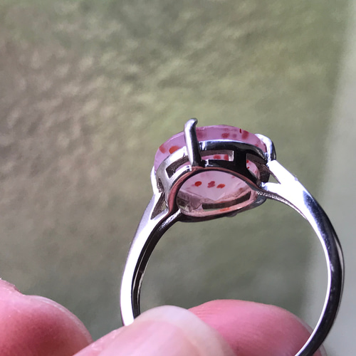 ゴビ石−ゴビ瑪瑙 リング 水玉模様 指輪・リング KIKI 通販 10436568