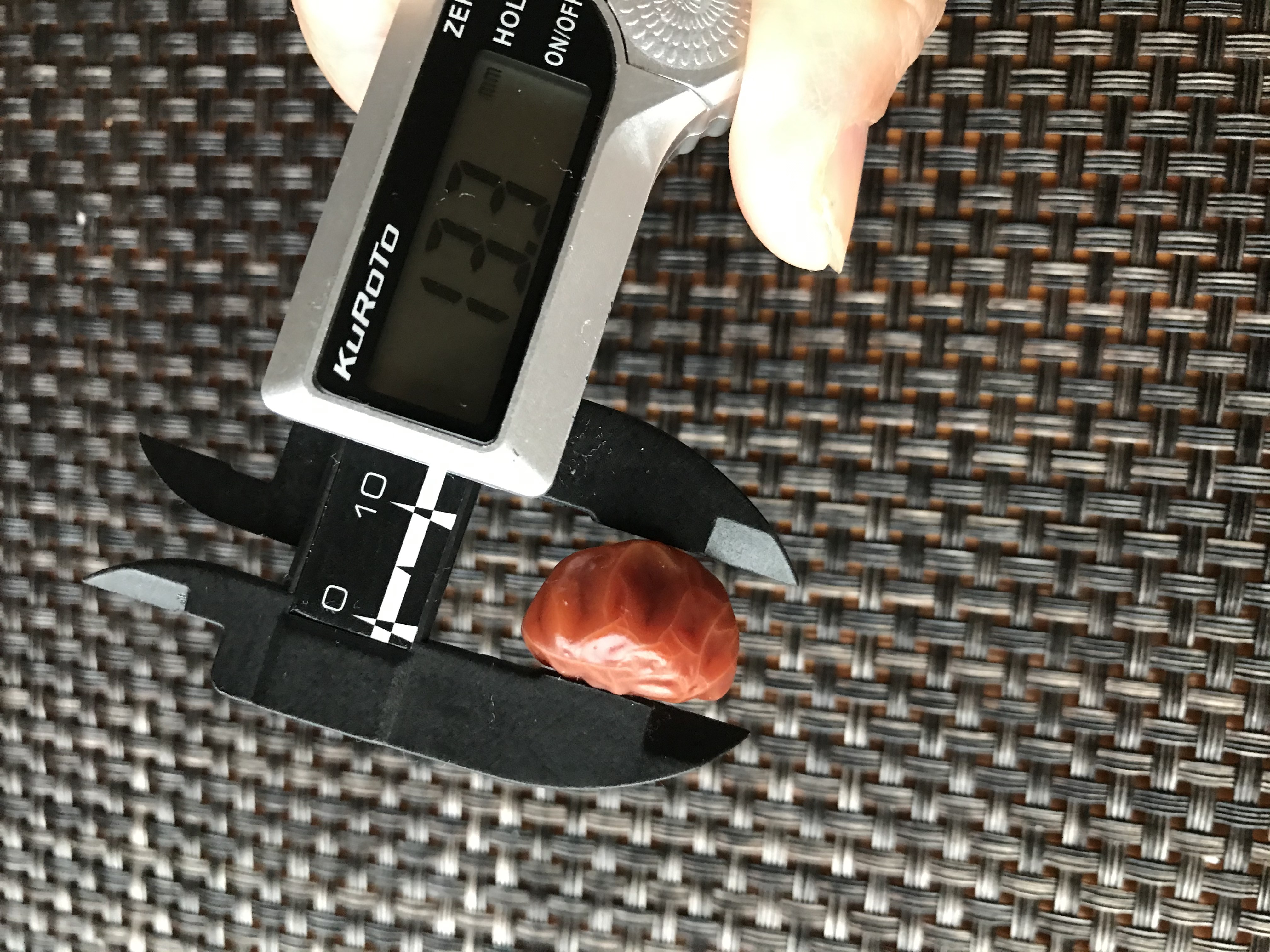 ゴビ石-395  ゴビ瑪瑙　原石　血脈