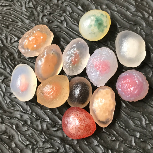 ゴビ石−544 ゴビ瑪瑙 花眼