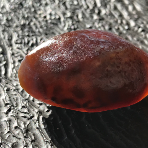 ゴビ石−528 ゴビ瑪瑙　原石　ヒョウ柄　激レア　琥珀色 ゴビ石−528 ゴビ瑪瑙 原石 ヒョウ柄 激レア その他置物 KIKI