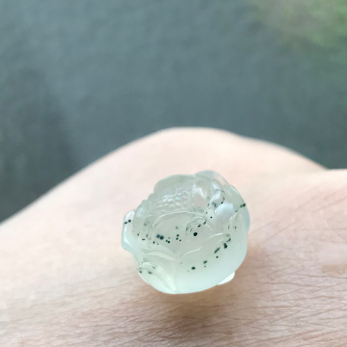 天然石瑪瑙の立体細工手彫り