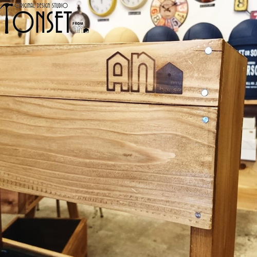 SO　ウッドプランター3段シェルフ　メープル✖️ブラック　30cm 6セット 木製3段プランタースタンド 専用プランターセット 棚・シェルフ