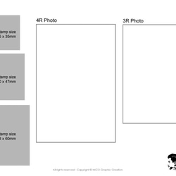 客製化印章 人像(單人) 數碼圖像 + 原子印章 + 配原木相框 第6張的照片