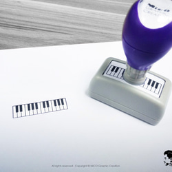 ミュージックシールピアノコードアトムシール37mmx 10mm、キー、運指、音楽理論、ミュージックティーチングシール、ピアノティ 3枚目の画像