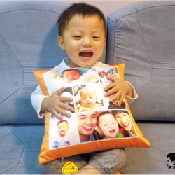 送料無料-カスタマイズされた写真枕（赤ちゃんの成長クリップ枕） 1枚目の画像