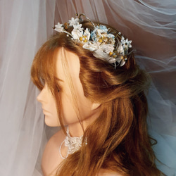 EVA-獨家絕版羽毛髮箍手工新娘頭飾飾品 第4張的照片