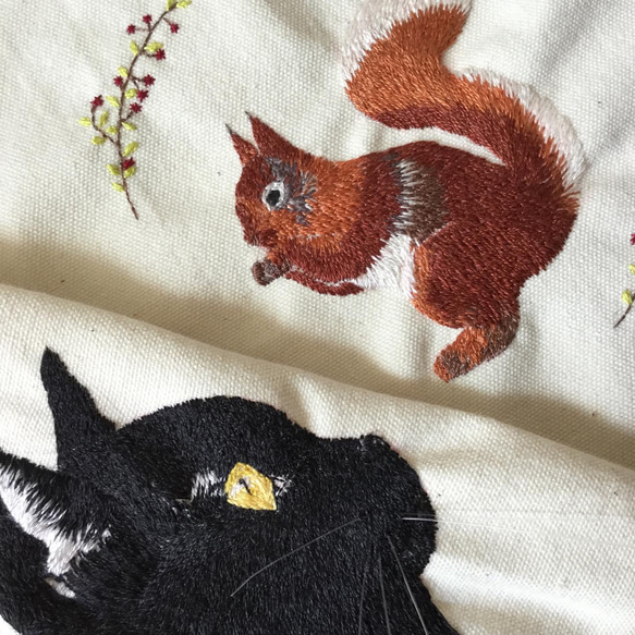 うちの子　刺繍枠飾り 6枚目の画像