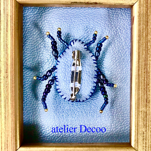 タケコブター カクテル ビーズ 刺繍 ブローチ ハンドメイドアクセサリー ffde98e98c1edcae6b8f2cd9c681f0