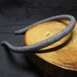 手工編織珠髮箍-玉潤珠圓 第2張的照片