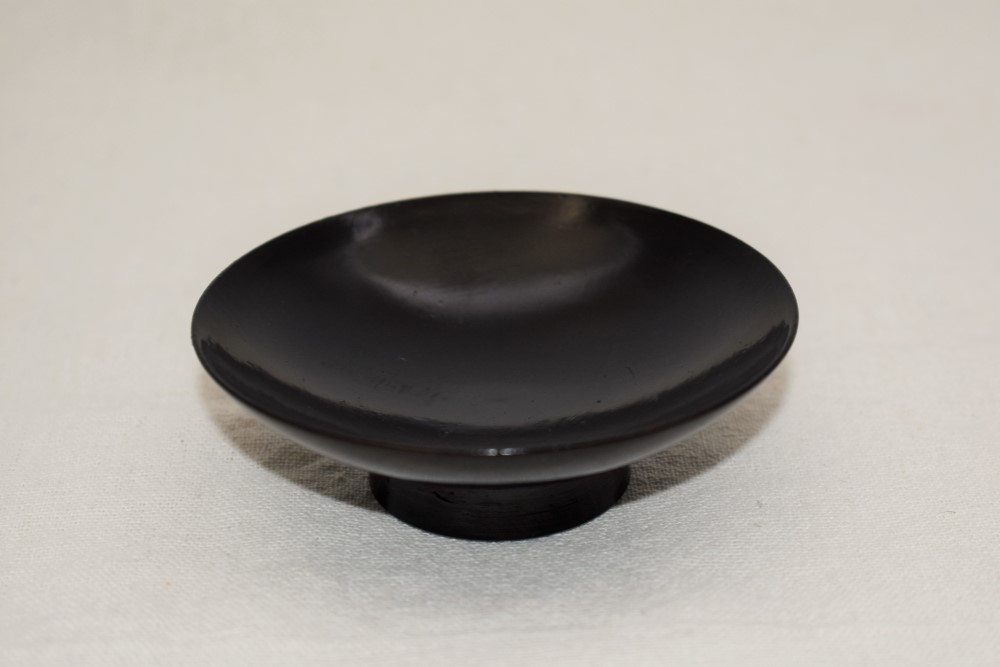 一号杯　黒漆真塗