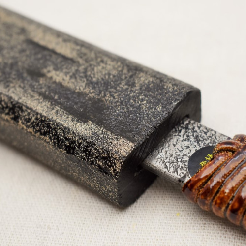 切出刀の鞘柄の漆塗り加工 その他アート 漆 安 通販 8263848｜Creema