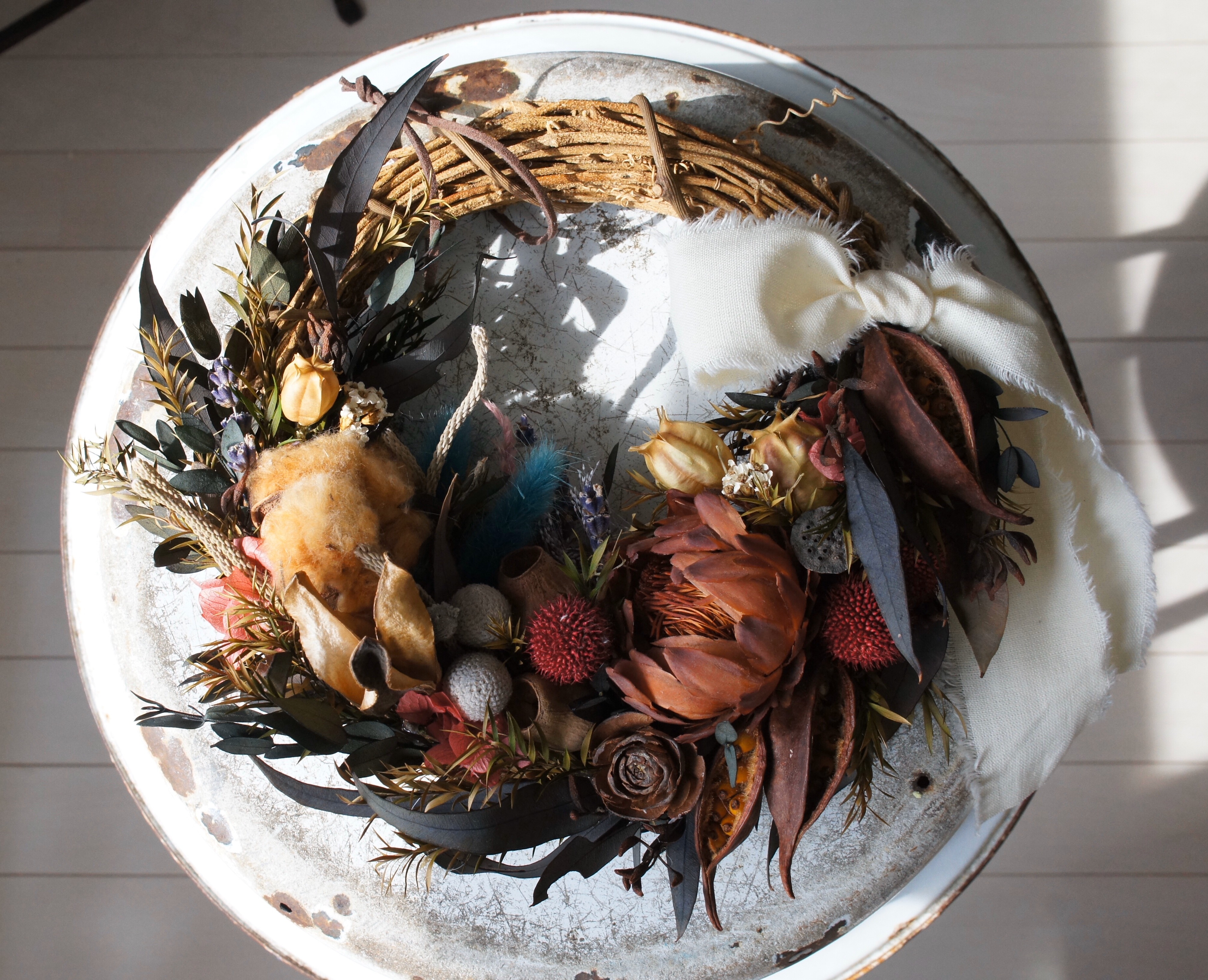 ボタニカル ハーフリース ワイルドフラワー リース An. 通販 8523351