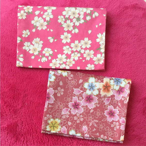 ４種 桜柄 ポケットティッシュケース ティッシュケース ティッシュ入 外出用品 ピンク桜 9枚目の画像