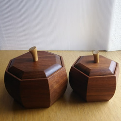 六角小箱(ろっかくこばこ) type赤茶 3枚目の画像