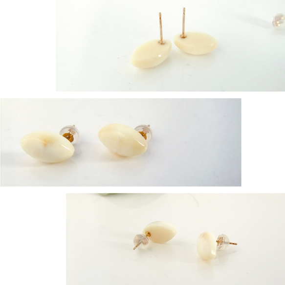 k10✼Makkoh pierced earrings 92058 3枚目の画像