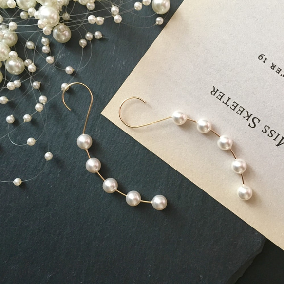 【再次上架❤️】正裝❤️Swarovski Pearl Prima Pierce K14GF 第2張的照片