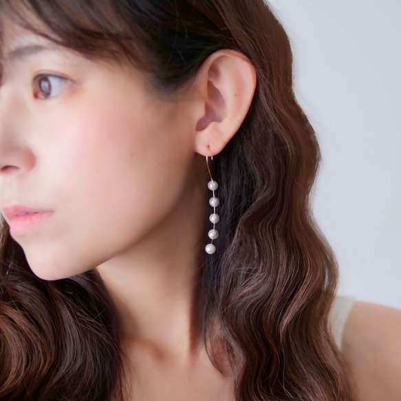 【再次上架❤️】正裝❤️Swarovski Pearl Prima Pierce K14GF 第3張的照片