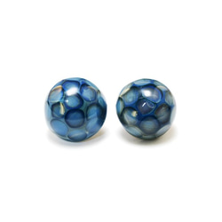 ami earrings　<blue> 2枚目の画像