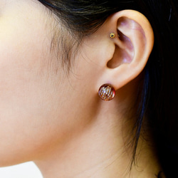 hana earrings <red> 4枚目の画像