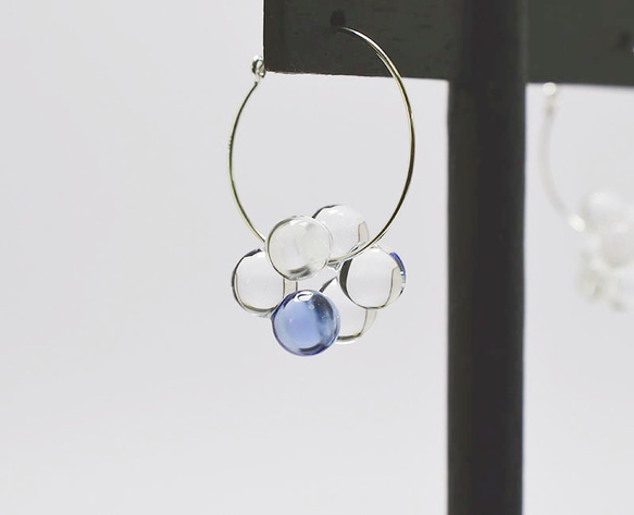 tsubu earrings  <06 ブルー> 1枚目の画像