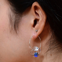 tsubu earrings  <06 ブルー> 2枚目の画像