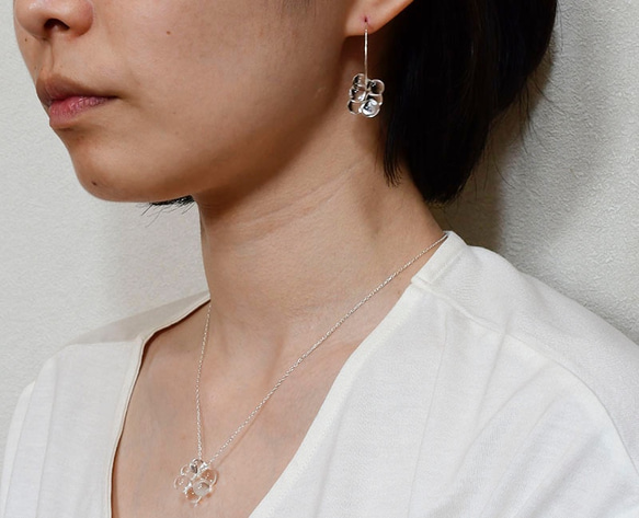 tsubu earrings  <09 レッド> 5枚目の画像