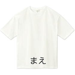 バイソンのビッグシルエットTシャツ（バックプリント） 3枚目の画像