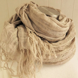 攤主亞麻色有限變化編織優質的床單單紗 第1張的照片