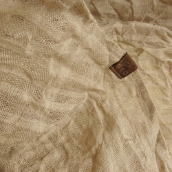 攤主亞麻色有限變化編織優質的床單單紗 第3張的照片