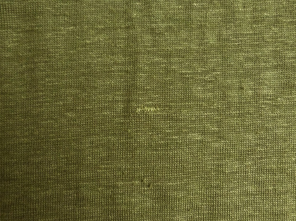 亞麻針織攤位橄欖綠 第4張的照片
