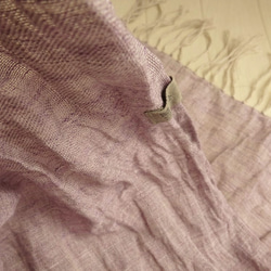 亞麻單紗失速紫×亞麻色175㎝ 第3張的照片