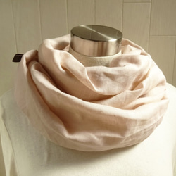 高品質比利時亞麻史努比米色粉色 第1張的照片