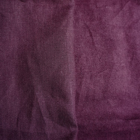 秋冬保暖拉絨亞麻披肩葡萄乾紫 第5張的照片