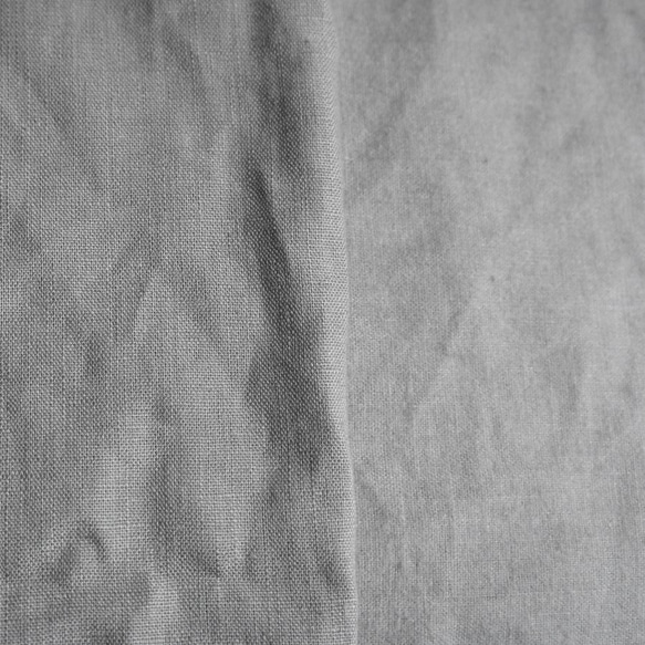 秋冬保暖拉絨亞麻披肩淺灰色 第6張的照片