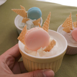 デザートケーキカップ大豆香りキャンドル 8枚目の画像