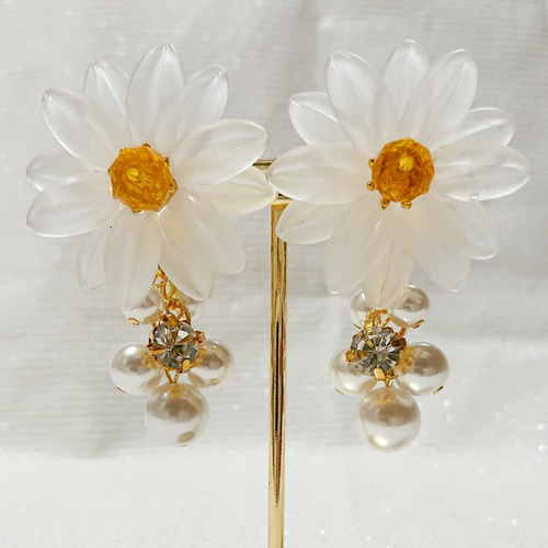 マーガレット 4WAYピアス ピアス（スタッド・一粒） makalika 通販