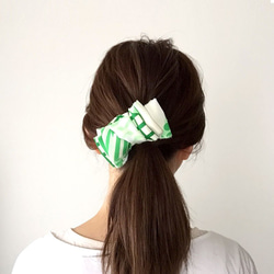 ＊フォーククリップ green＊　簡単ヘアアレンジ 1枚目の画像