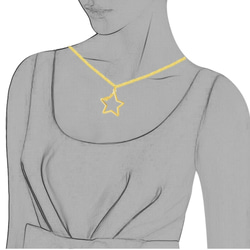 星ネックレス　sterling silver necklace お名前ネックレス  （完全受注制作） 8枚目の画像